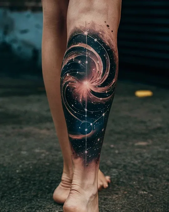 Moon Phases and celestial symbol tattoo ideas