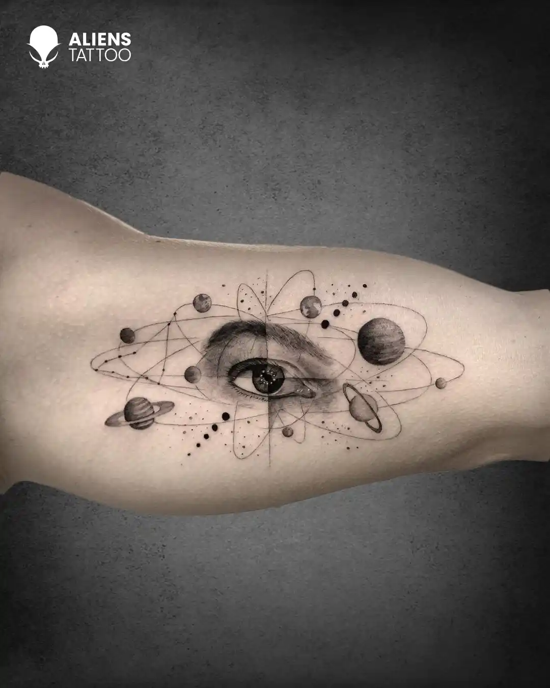 Eye Astronomy Tattoo