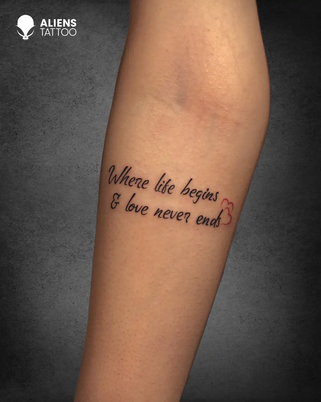 inspirational quote tattoo