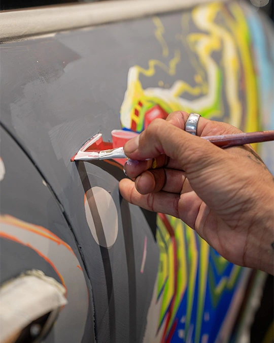 BMW painting by Aliens Tattoo