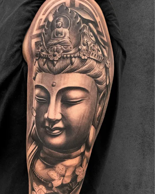 buddha realism tattoo