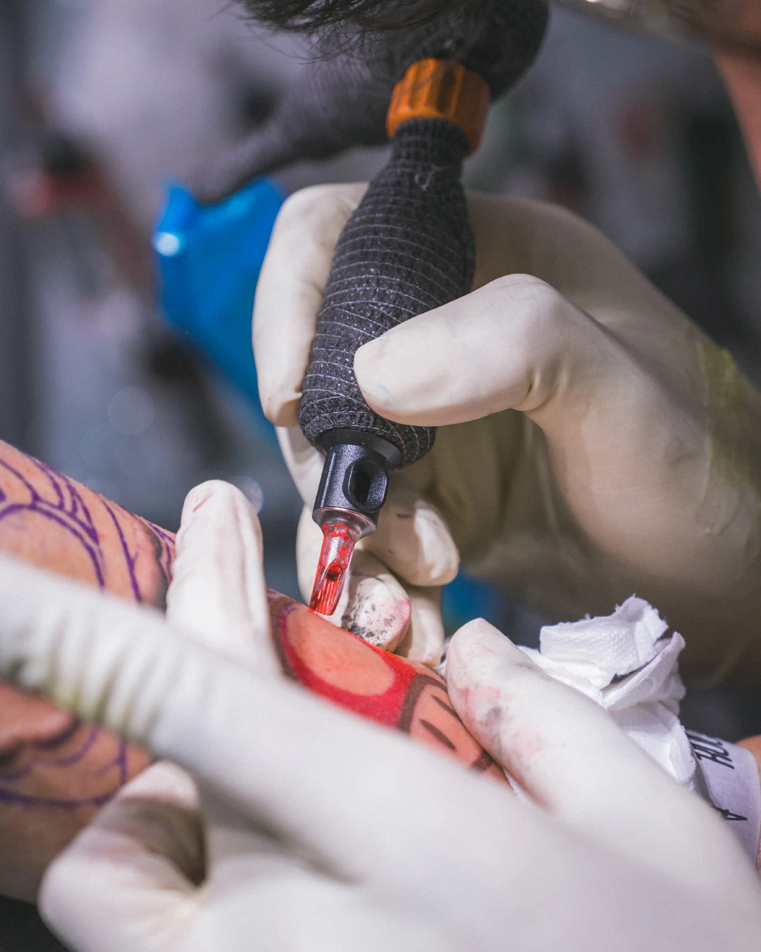 Tattooing by Aliens Tattoo at Kula Tattoo Festival