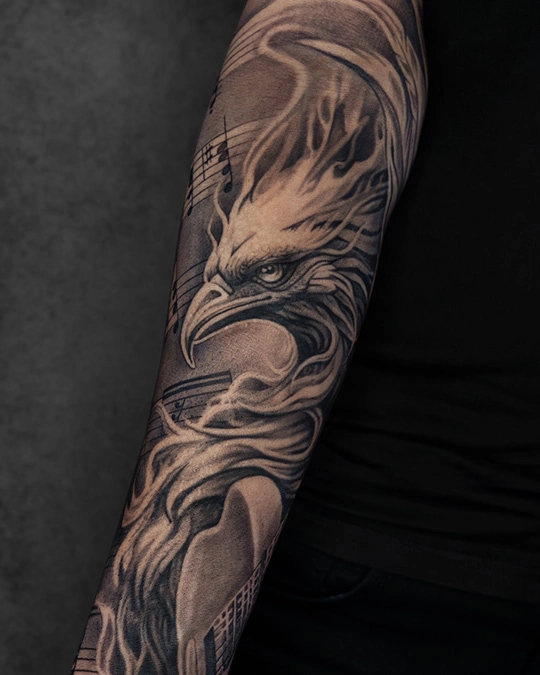 Rahul Yadav phoenix tattoo