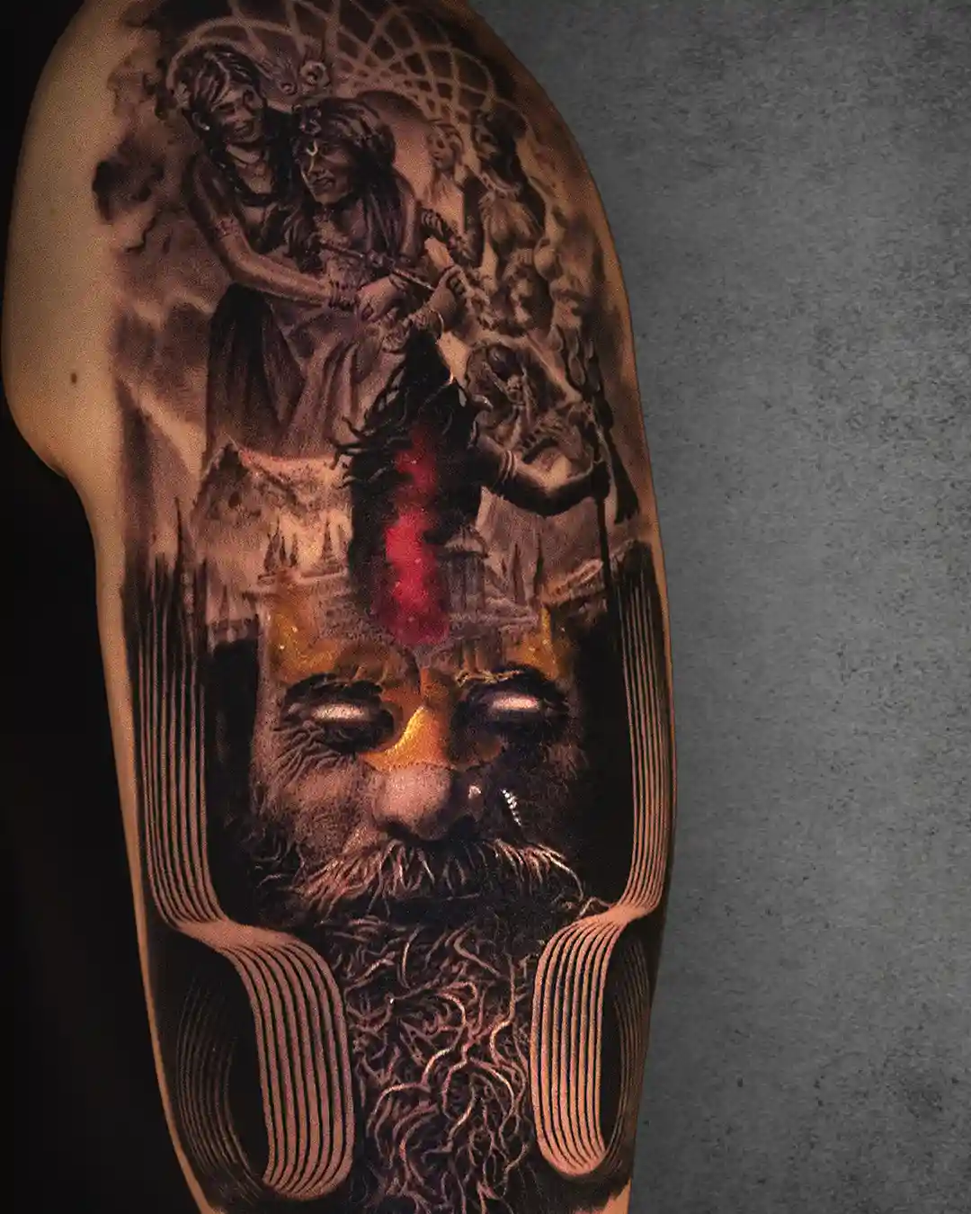 aghora hyper realism tattoo