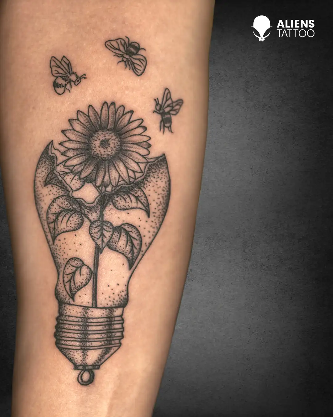 Unique Nature Connected Tattoo
