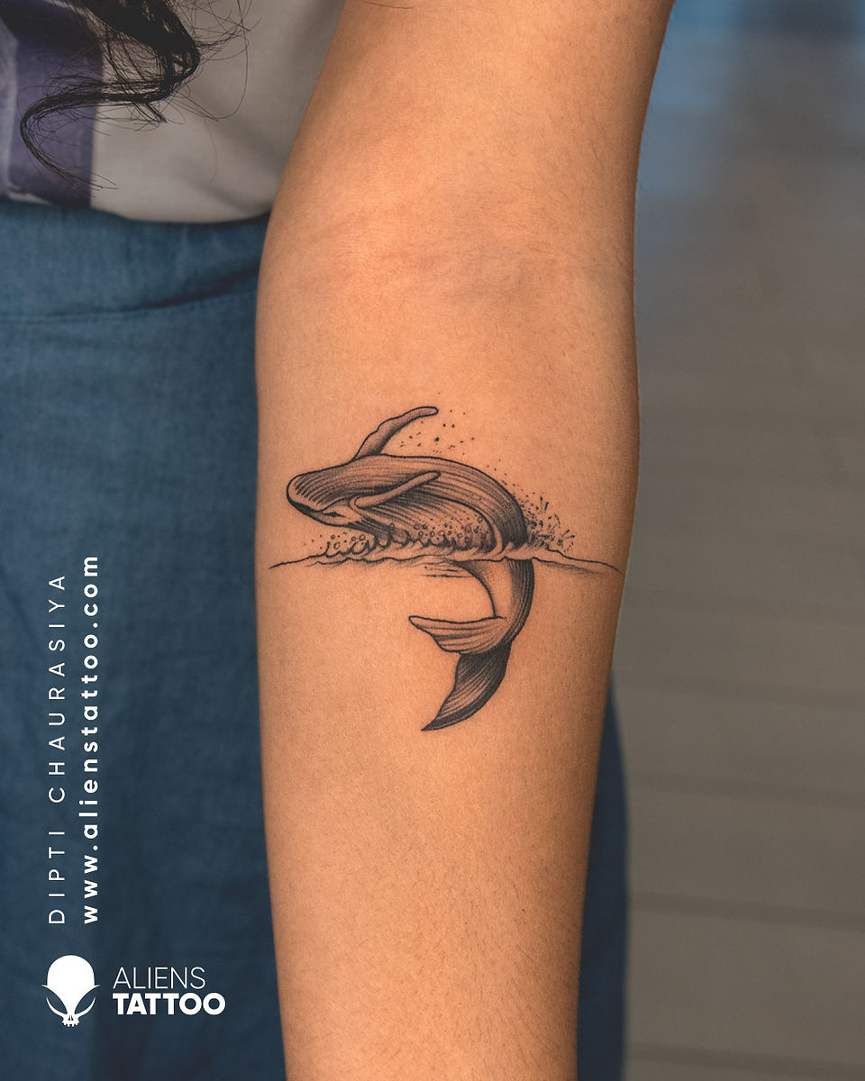 whale tattoo