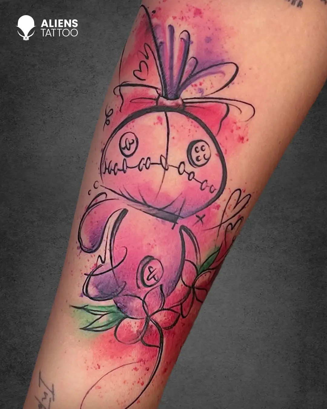 Watercolor Tattoos for arm