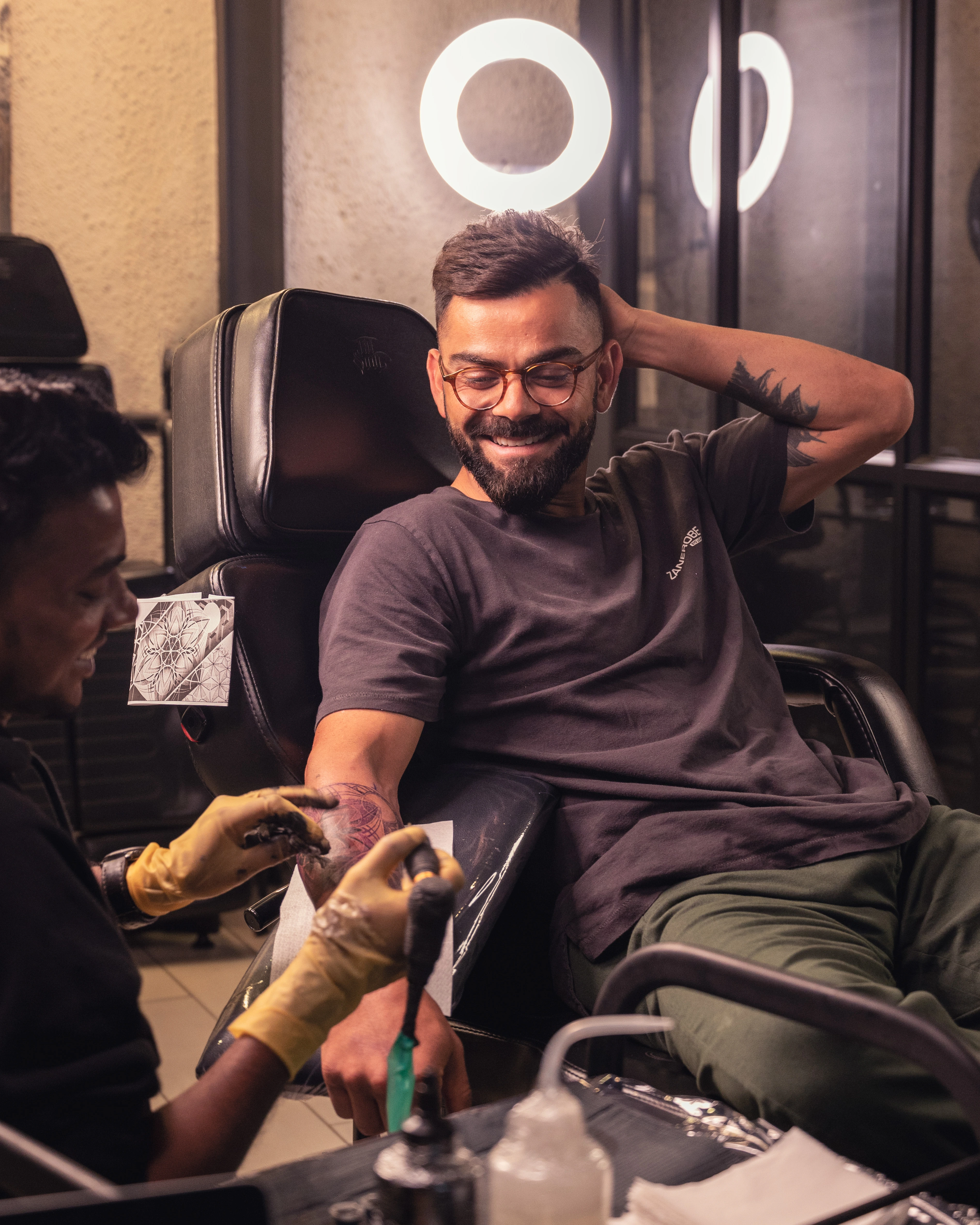 Virat Kohli's iconic ink that symbolizes his spirituality and enlightenment.