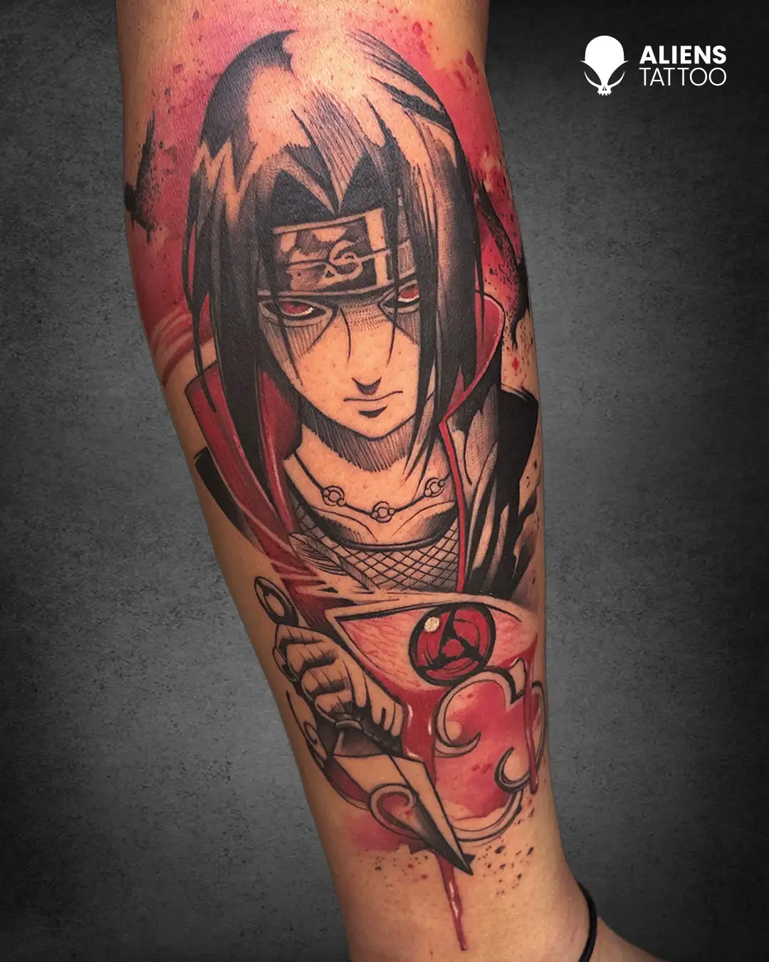 Anime itachi Tattoo