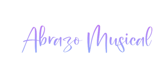 (palabra escrita en tipografía diferente a la de la página) Abrazo Musical