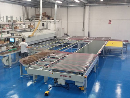 Panel handling equipment