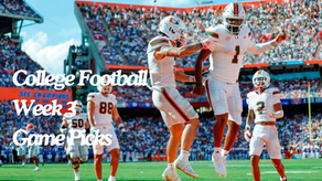 COLLEGE FOOTBALL GAME PICKS: WEEK 3