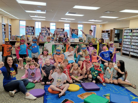 Story Time @ St. Charles Public Library: Everyone left a Superhero 