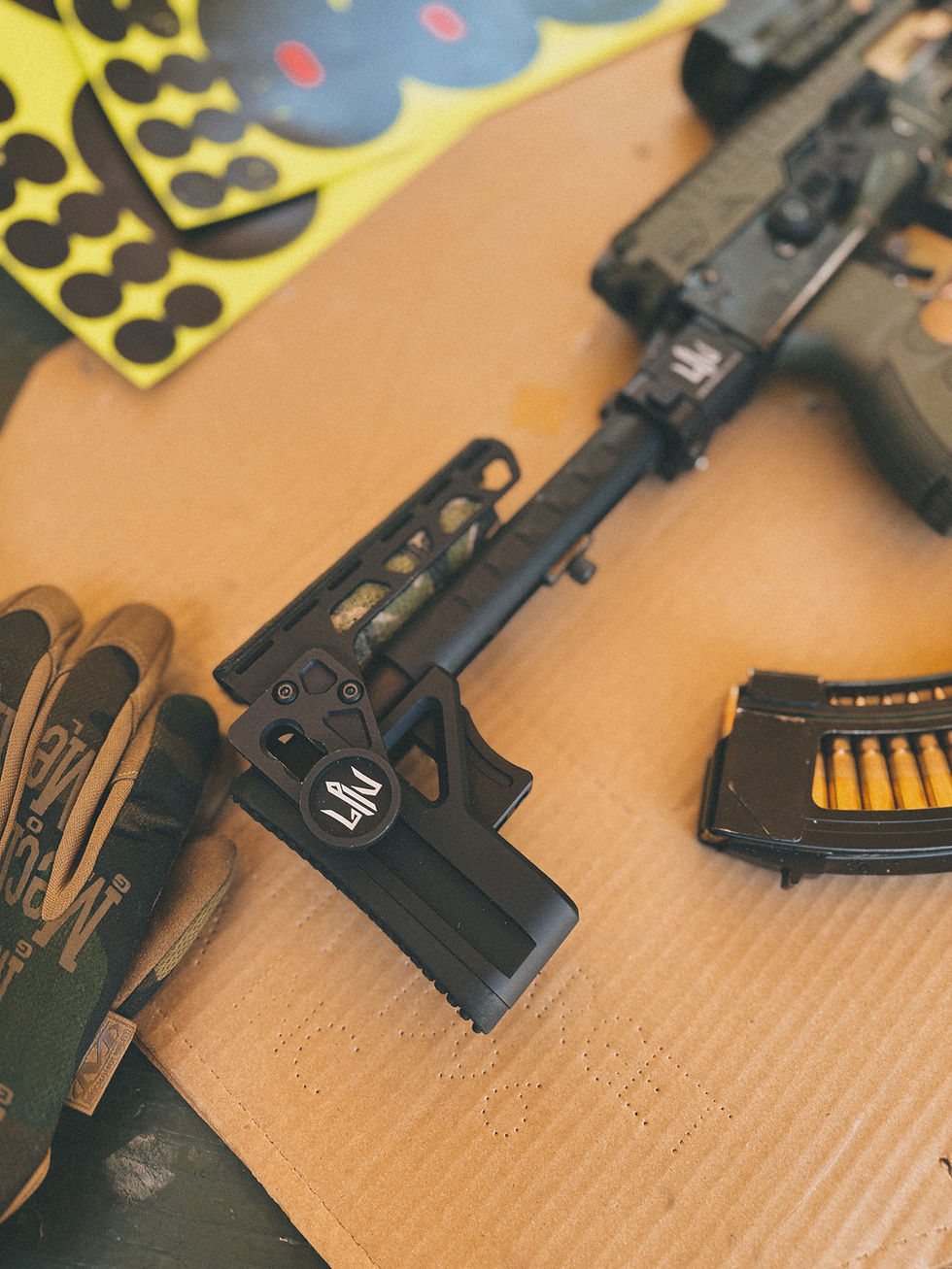 Thumbnail: AK/AKM Folding Cerakoted Telescopic Buttstock by GPN