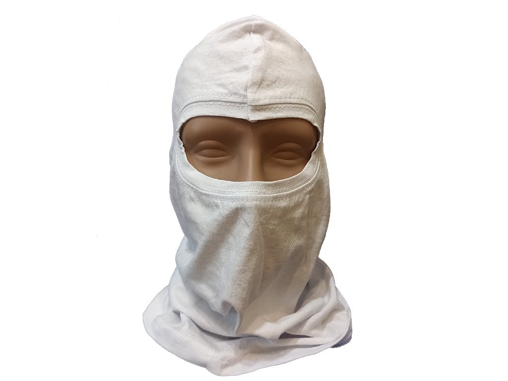 Balaclava Mask. White