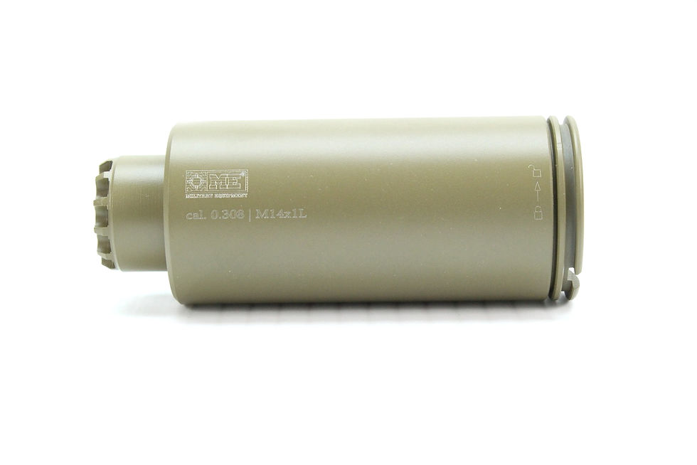 Thumbnail: Flash Hider "Ghost" Thread 14x1L. Caliber 7.62x39mm /.308Win by ME