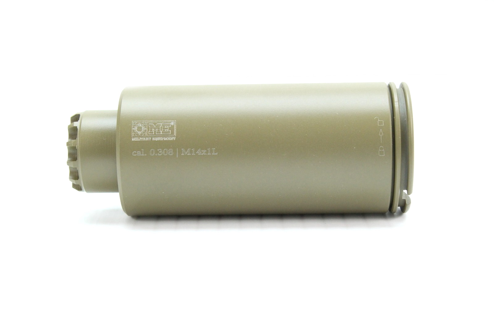 Flash Hider "Ghost" Thread 14x1L. Caliber 7.62x39mm /.308Win by ME - view 12