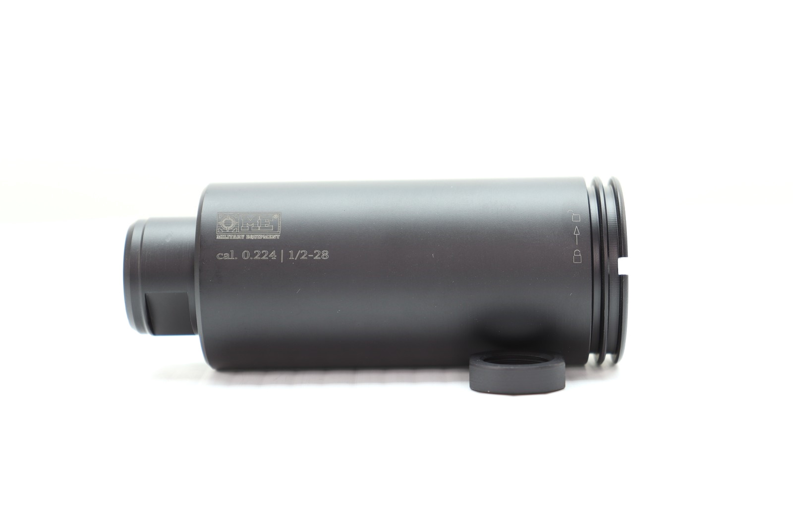 AR-15 Flash Hider "Ghost" Thread 1/2x28. Caliber .5.56/.223