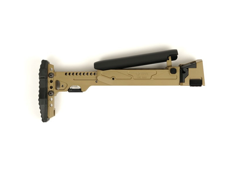CRC 5002/9037L. 4.5mm Left Side Folding Telescopic Buttstock with Cheek Riser by - view 3