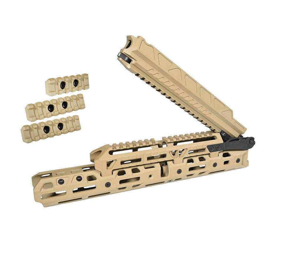 Thumbnail: Extended Cerakoted Handguard with Dust Cover by GPN. 