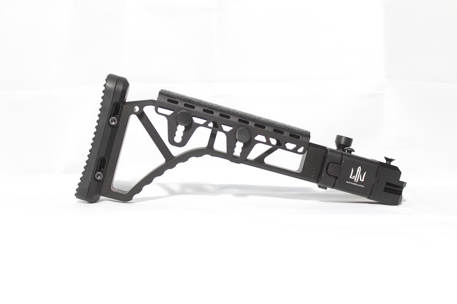 AK/AKM Folding Buttstock "SKELETON" by GPN. Anodized. - view 5