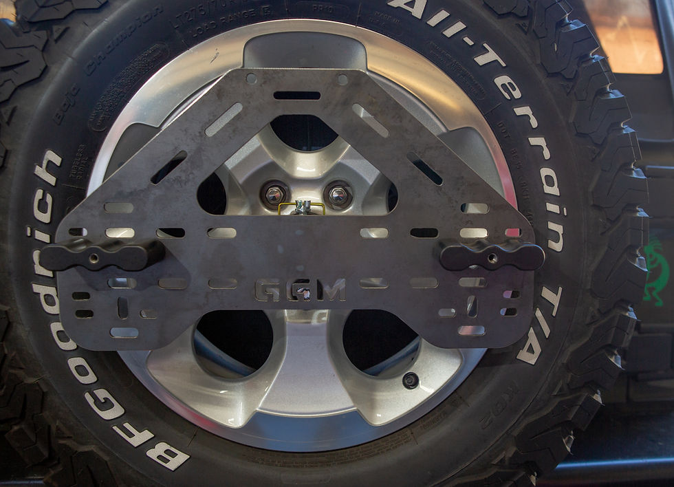 Thumbnail: GGM Tire Carrier Accessory Mount jeep TCAM