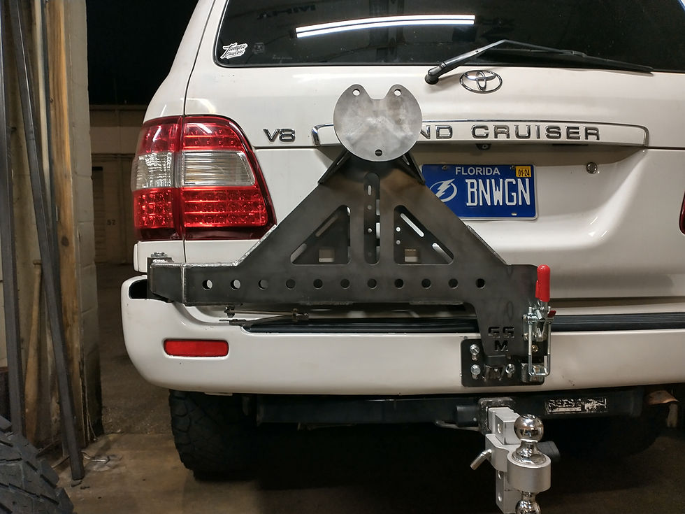 Thumbnail: GGM 100 Series Tire Carrier Swing out spare land cruiser lx470