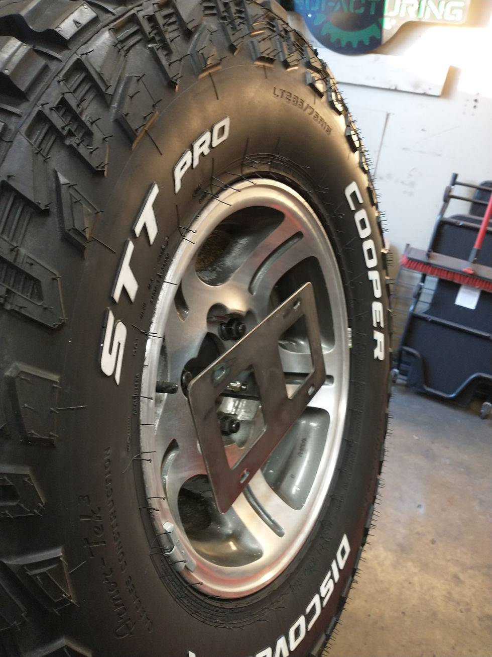 Thumbnail: GGM tire carrier license plate mount