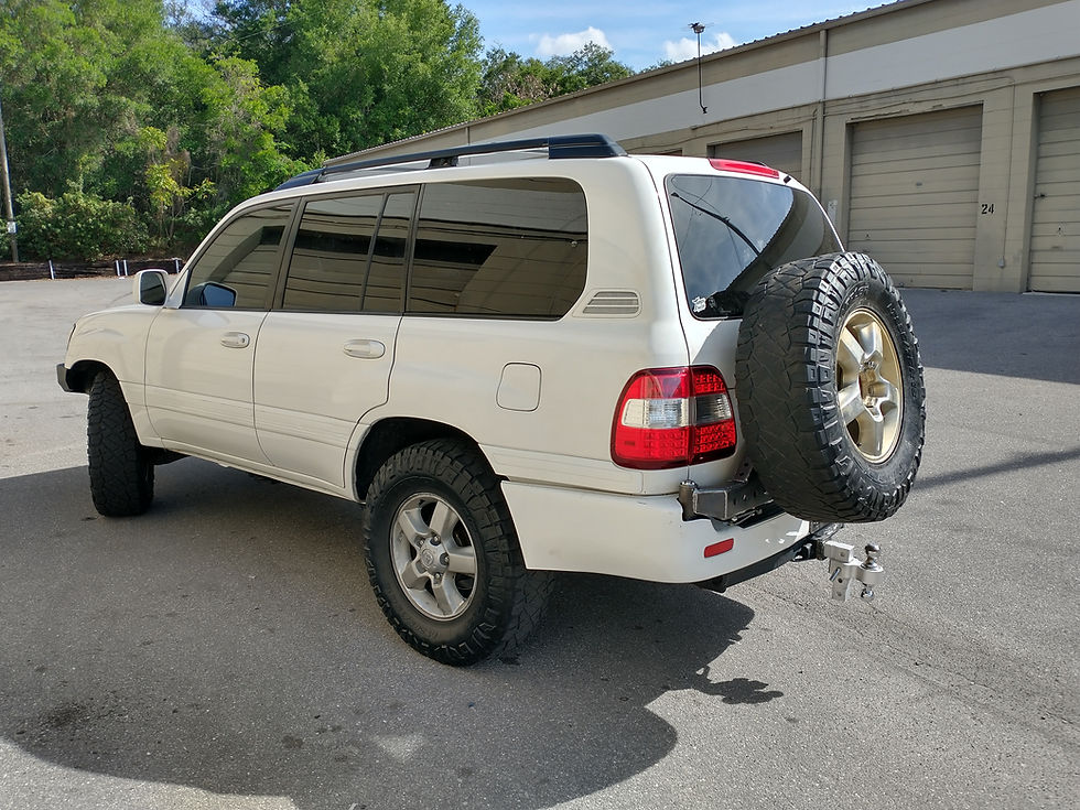 Thumbnail: GGM 100 Series Tire Carrier Swing out spare land cruiser lx470