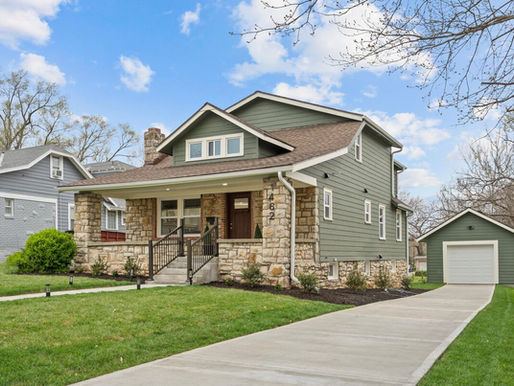 Stone Bungalow Home in Kansas City