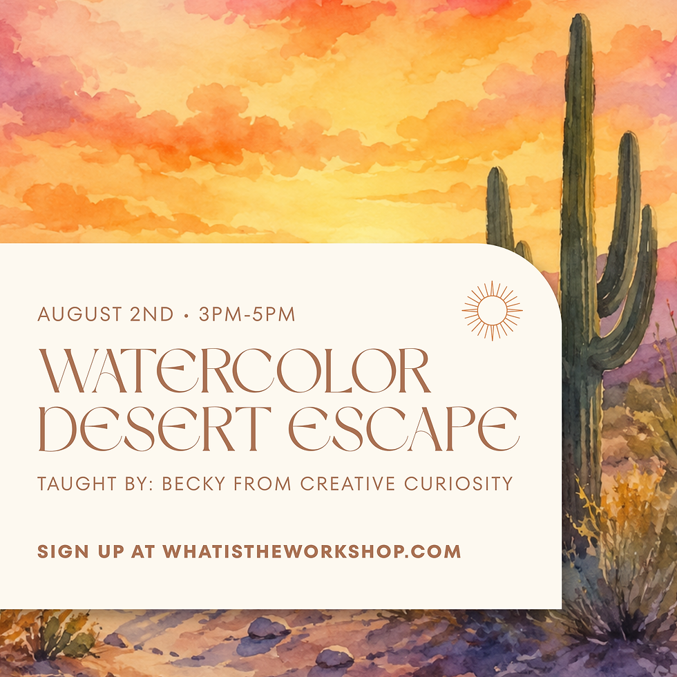Watercolor Desert Escape
