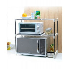Thumbnail: Adjustable Stainless Steel Microwave Oven Stand