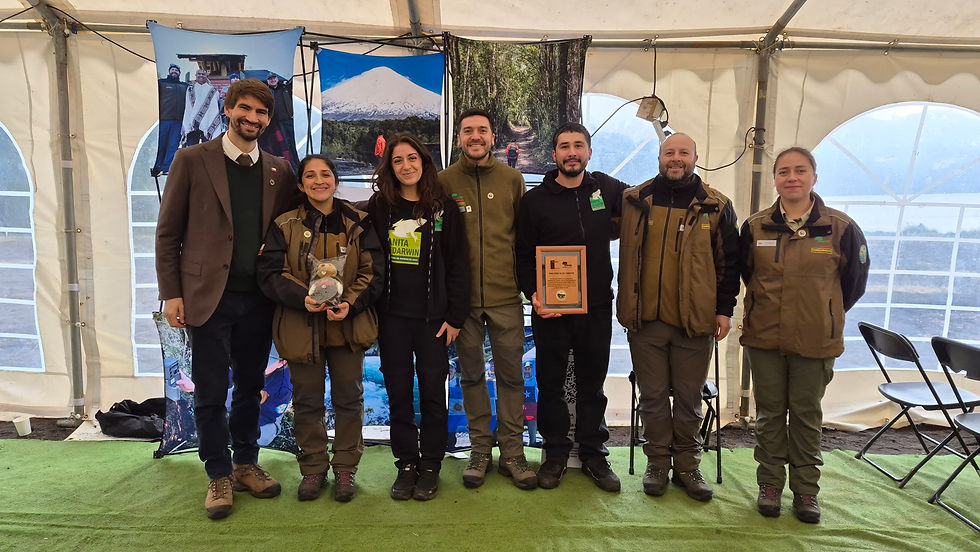 ONG Ranita de Darwin es reconocida en Ceremonia del Centenario del Parque Nacional Vicente Pérez Rosales