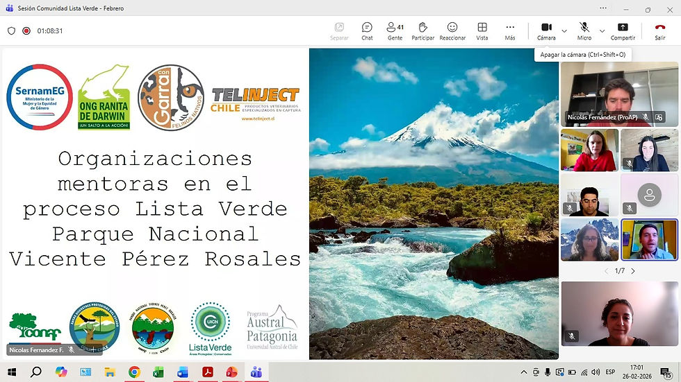 Parque Nacional Vicente Perez Rosales - ONG Ranita de Darwin