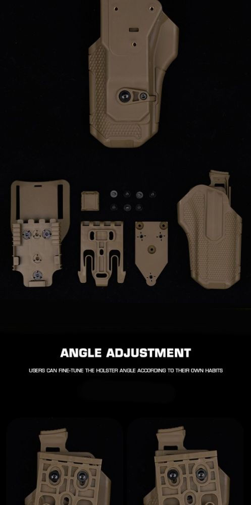 Thumbnail: WoSport Tactical Universal Holster with QLS Kit - OD GREEN