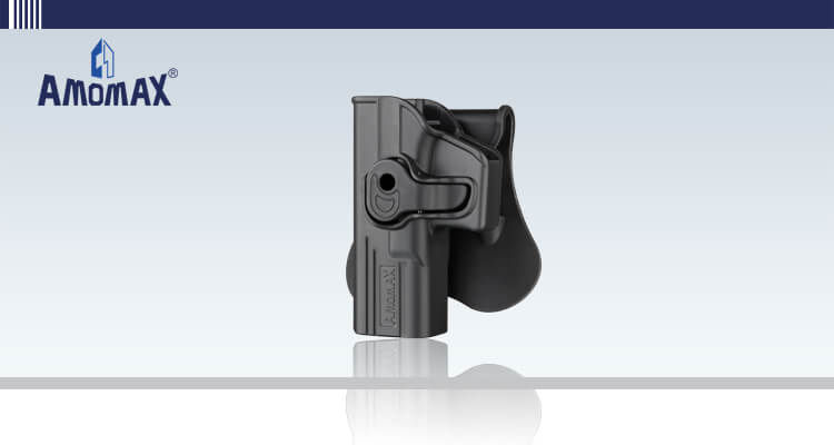 Thumbnail: Amomax Left Handed Holster (Black) Fits Glock