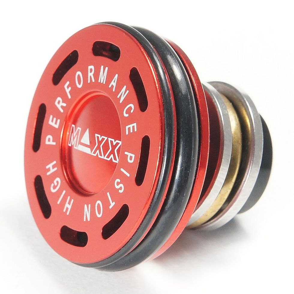 Thumbnail: Maxx CNC Aluminum Double O-Ring Ball Bearing AEG Piston Head