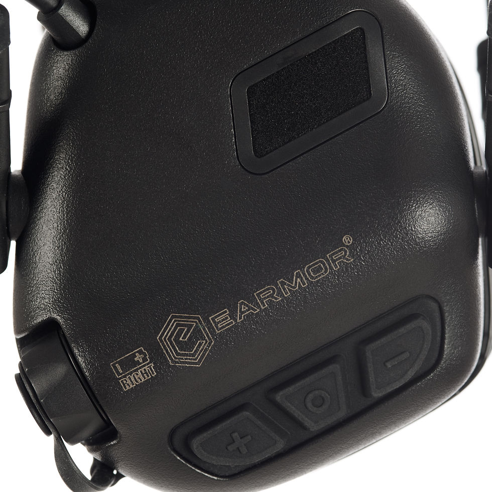Thumbnail: Earmor M32 Plus Tactical Headset With Mic - Black