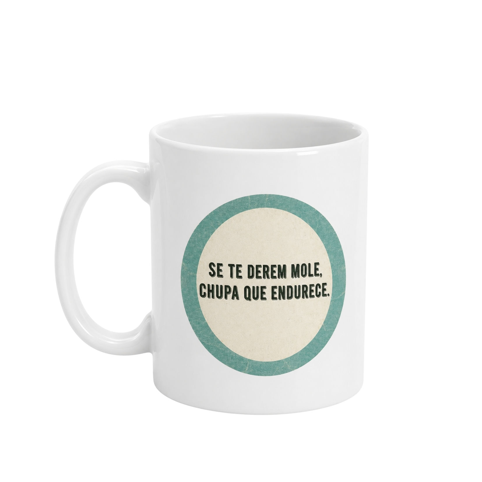 Caneca Meme "Se te derem mole..."
