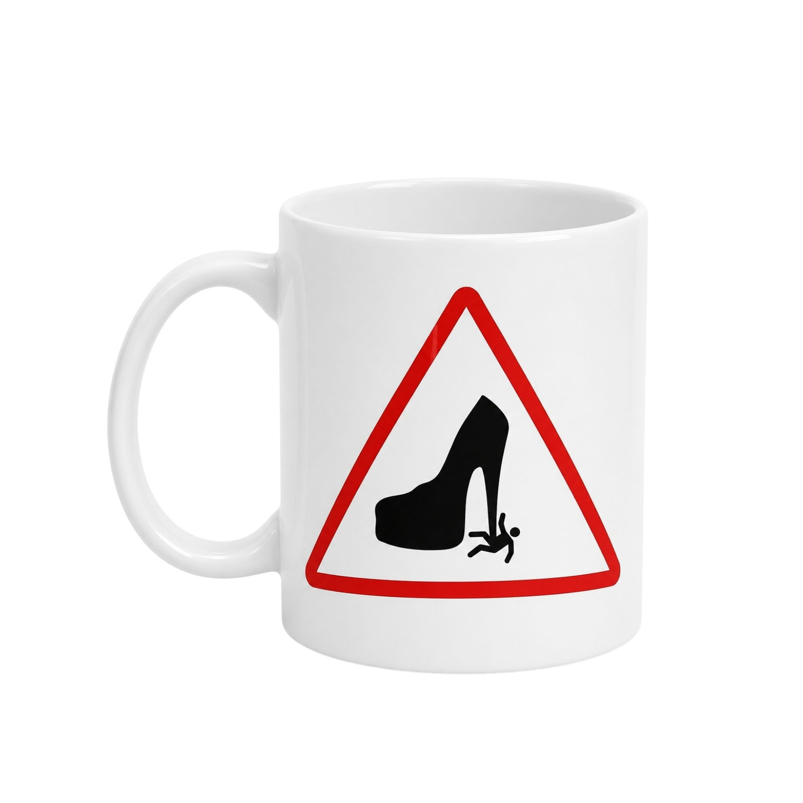 Caneca Meme "Atenção: Poder feminino"