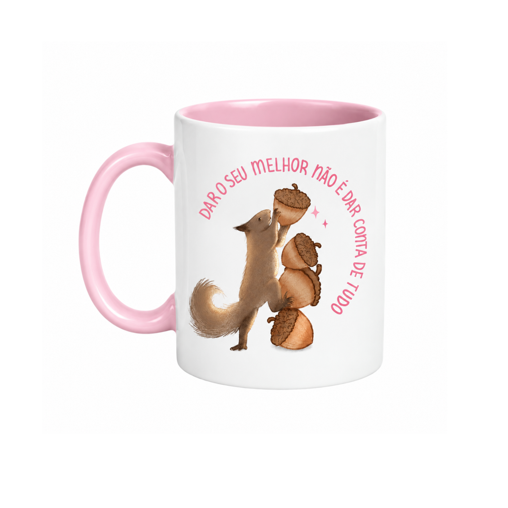 Caneca Frase "Dar o seu melhor não é dar conta de tudo"