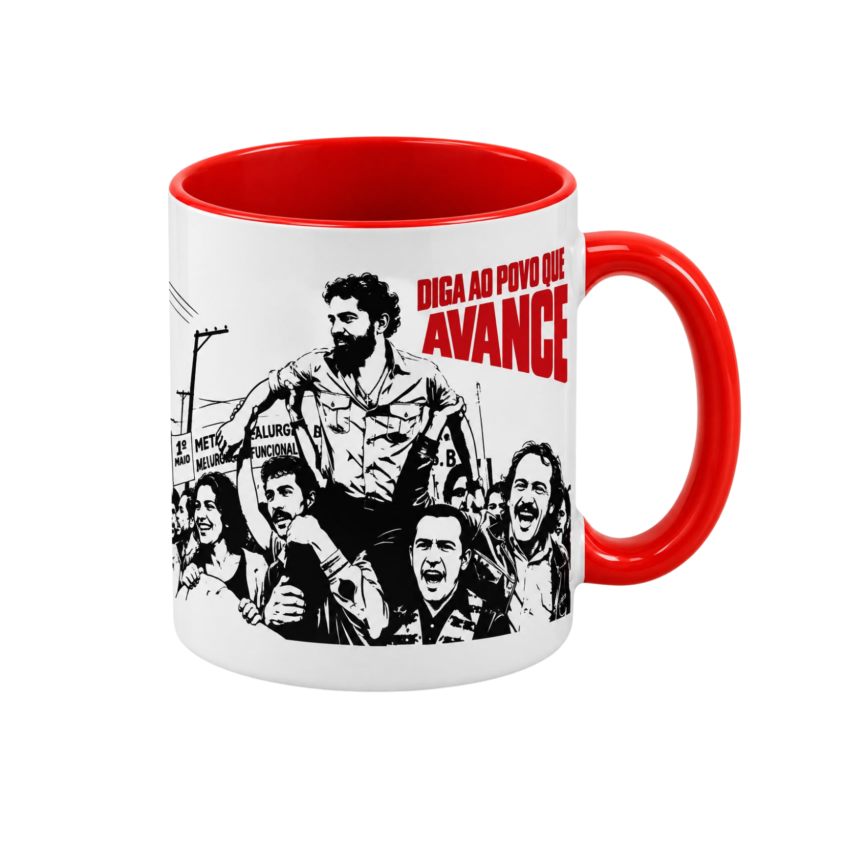 Caneca Frase "Diga ao povo que avance"