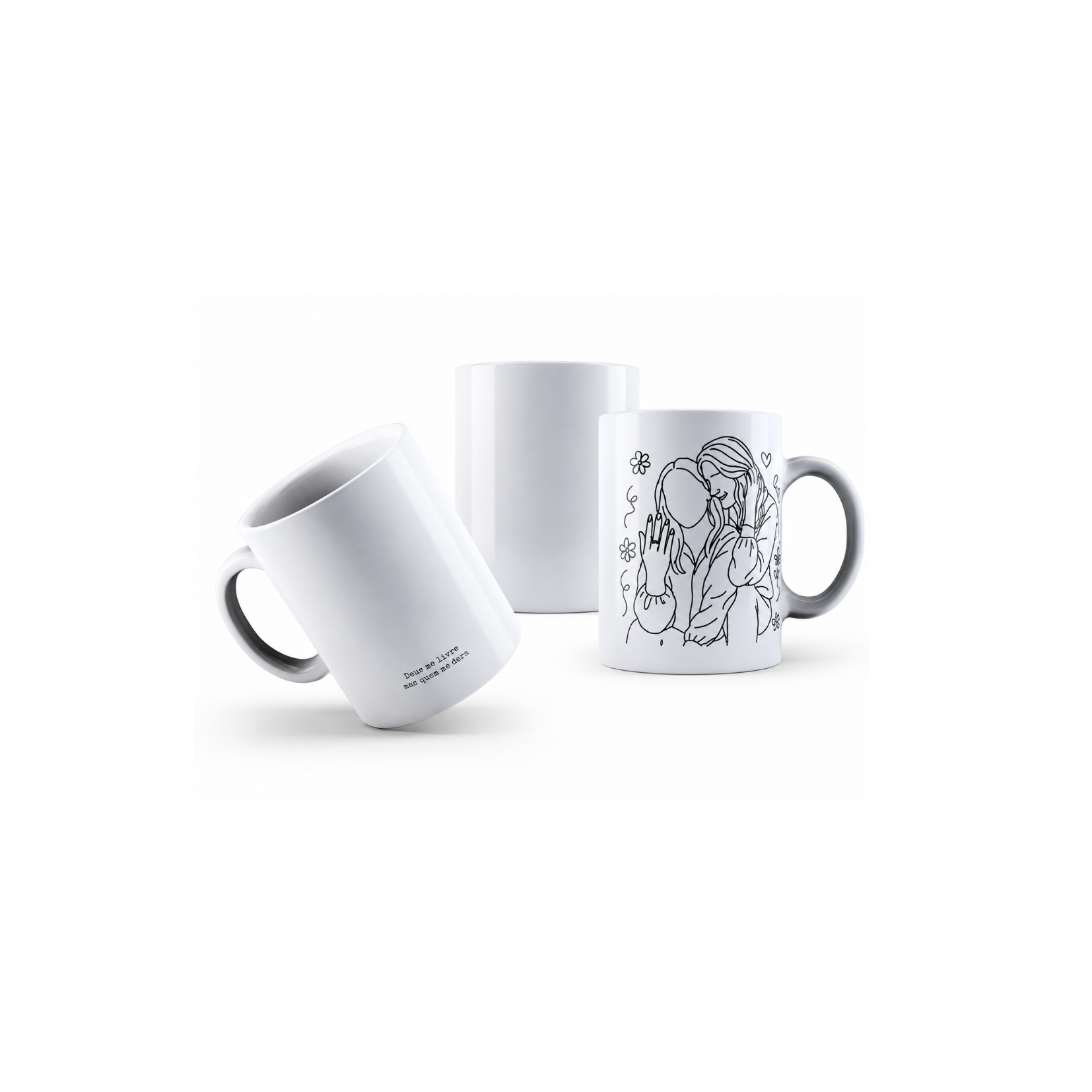 Caneca Personalizada "Casal + Frase"