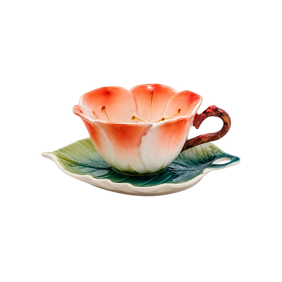 Miniatura: Xícara Lírio Coral