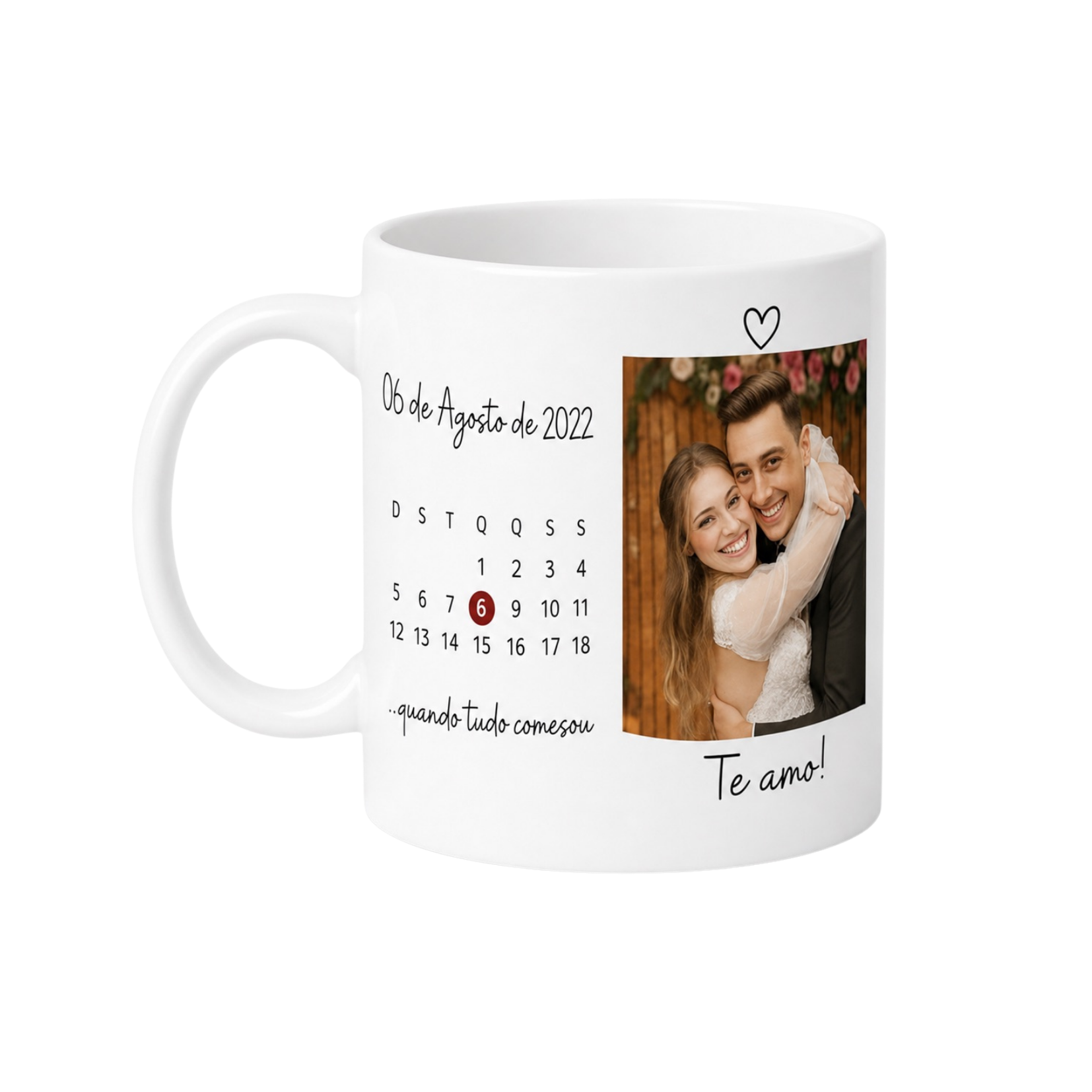 Caneca Personalizada "Data do meu amor"