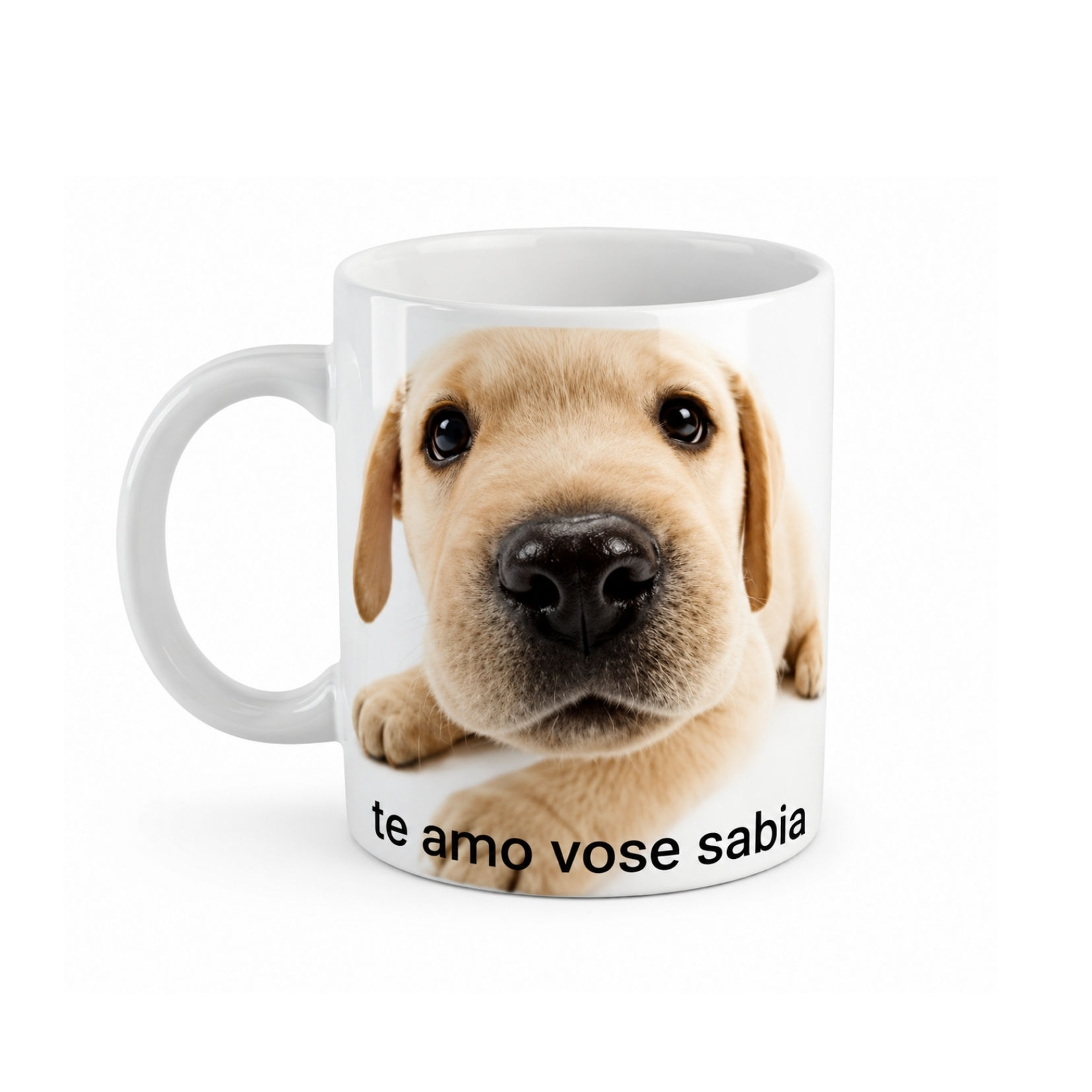 Caneca Meme "Te amo vose sabia"