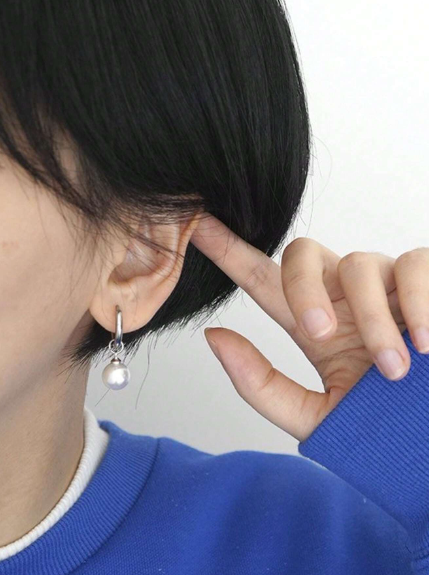 Miniatura: Brincos Pérola Dourada