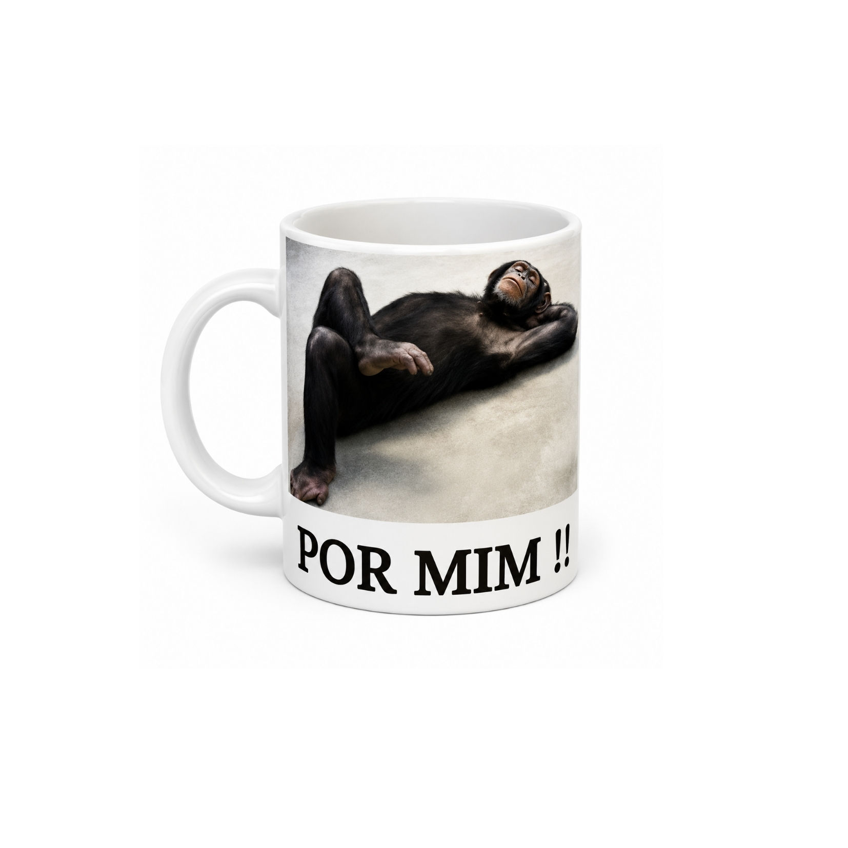 Caneca Meme "Por mim"