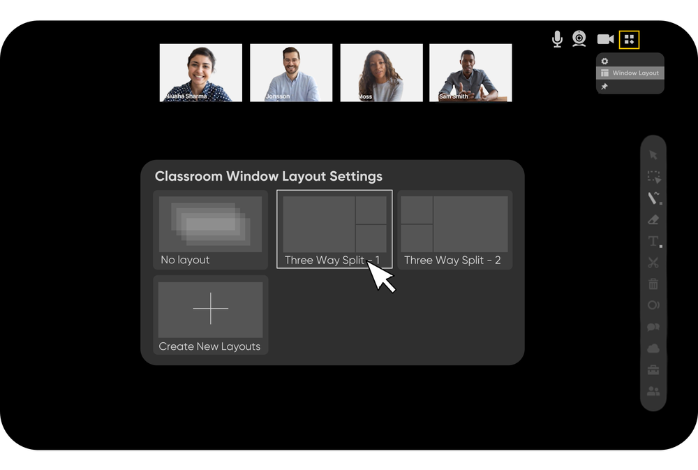 New Feature: Window Layout | Classroom Layout | Online Classroom