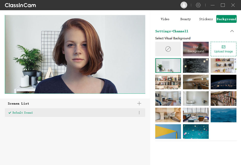 Background tab
